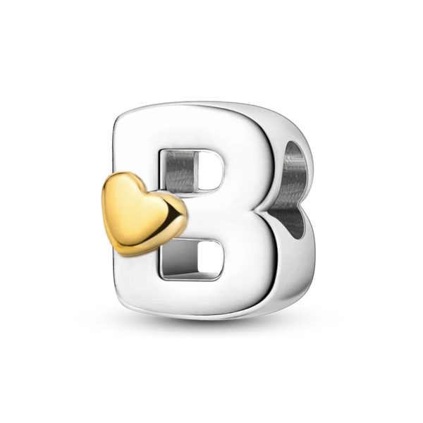 Letra B Corazón