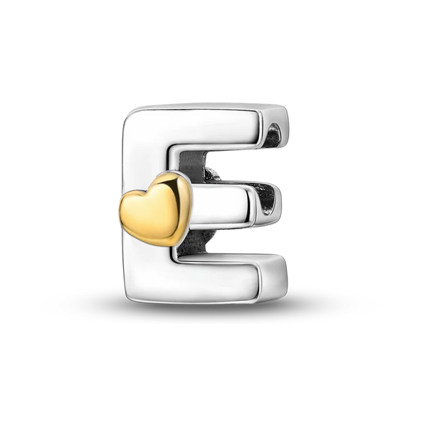 Letra E Corazón