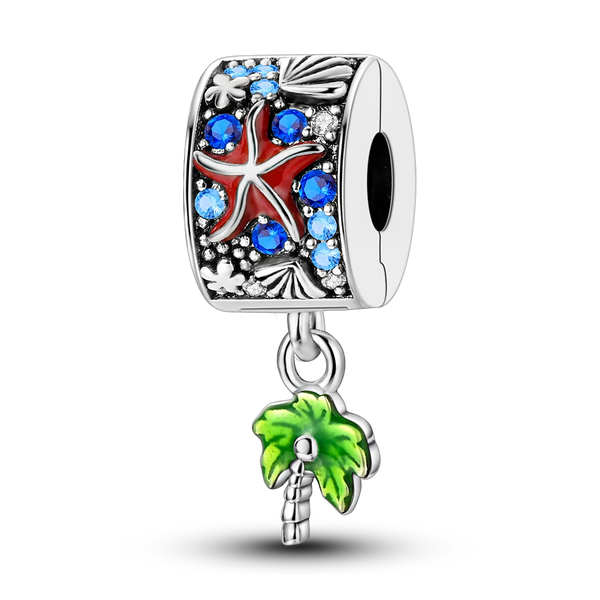 Charm Palmera Colgante Clip