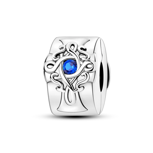 Charm Piedra Azul Clip