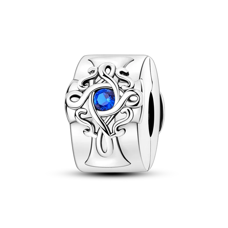 Charm Piedra Azul Clip
