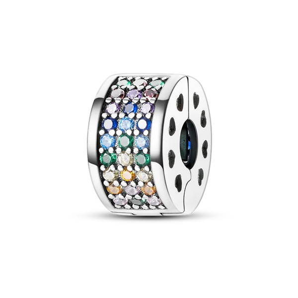 Charm Piedras Colores Clip