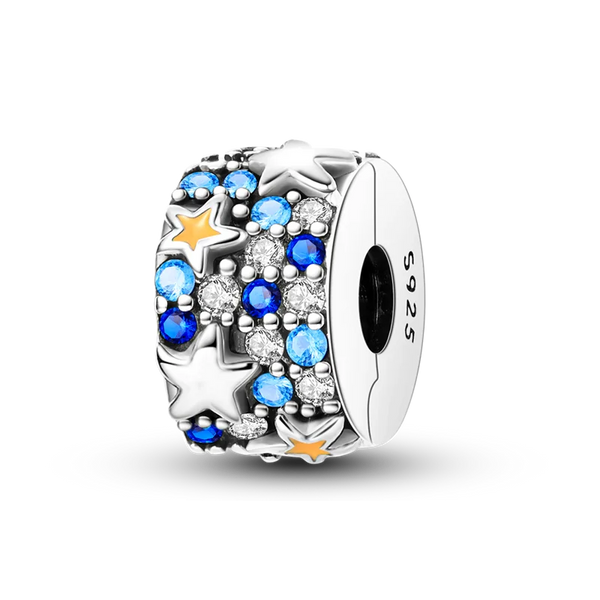 Charm Estrellas y Piedras Clip