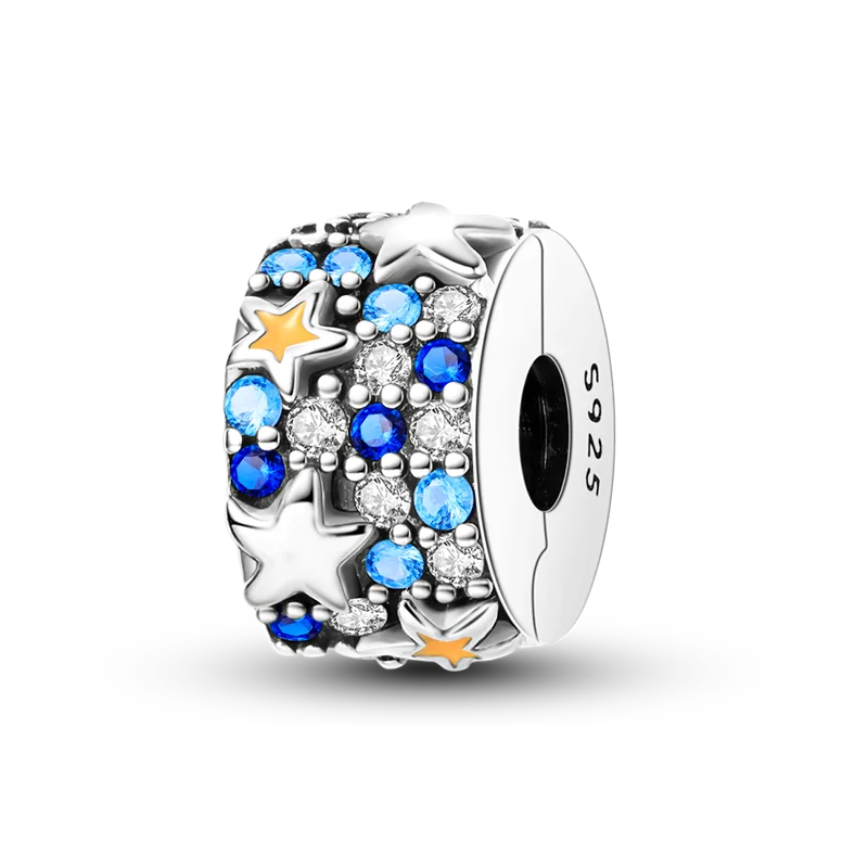 Charm Estrellas y Piedras Clip