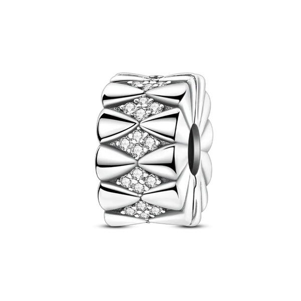 Charm Brillantes Blancos Clip