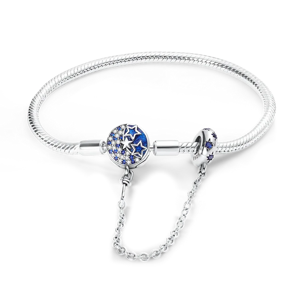Pulsera Estrellas con Cadena