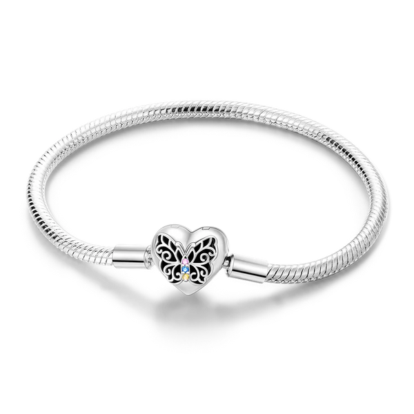 Pulsera Corazón Mariposa