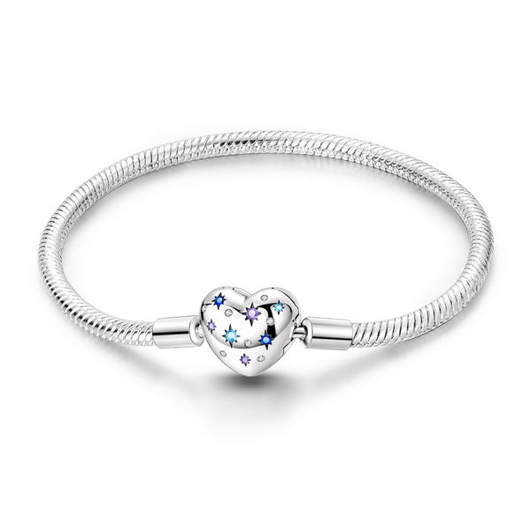 Pulsera Corazón Brillos