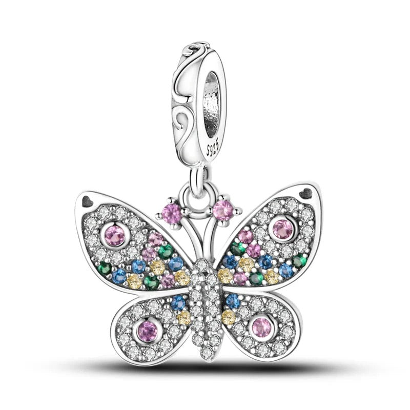 Charm Mariposa con Piedras