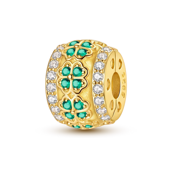 Charm Tréboles Dorado Clip